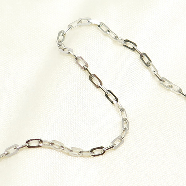 ホワイトゴールドレオン45cm1.6mmアップ