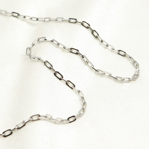 ホワイトゴールドレオン50cm1.6mmアップ