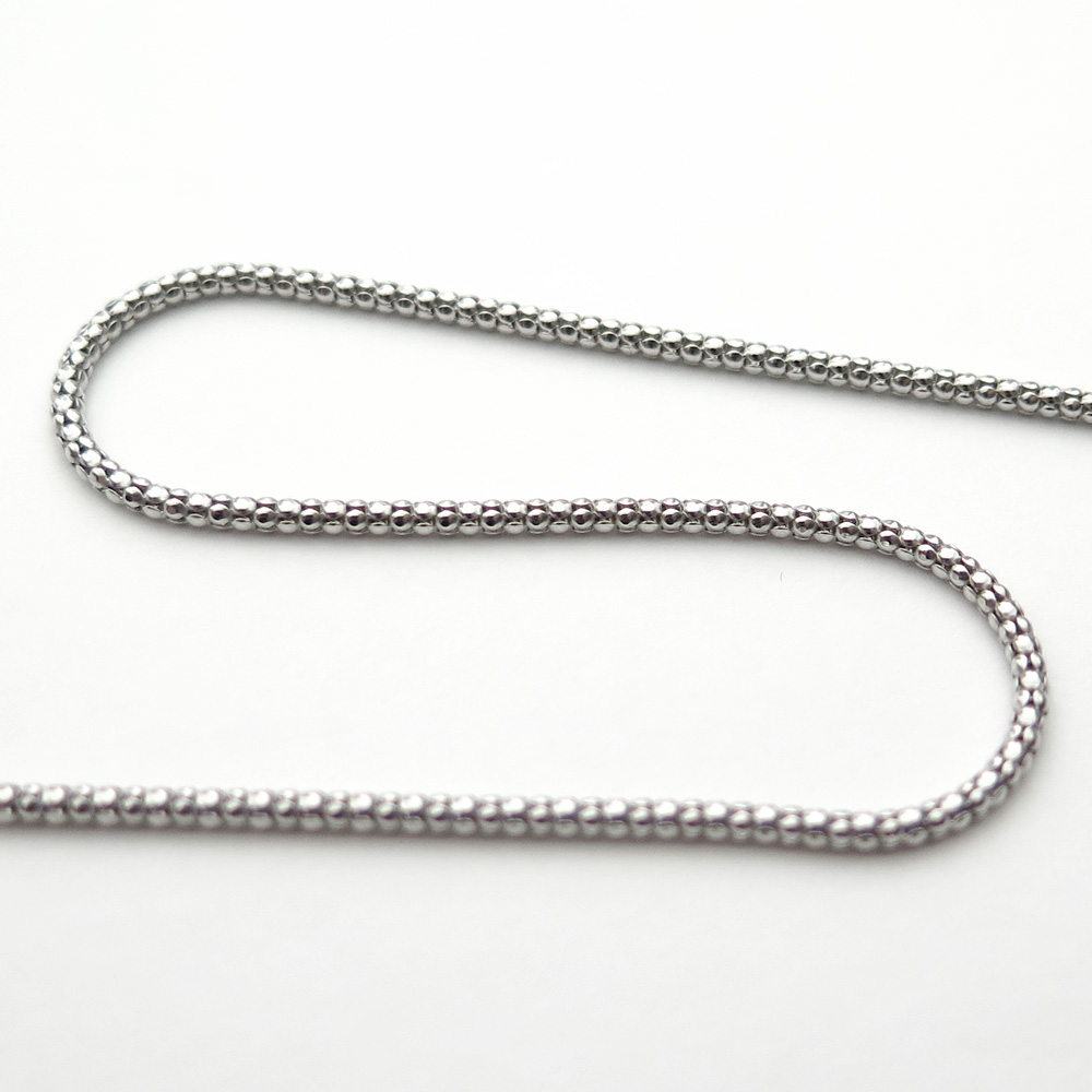 ホワイトゴールドカットポンパ45cm1.7mmアップ