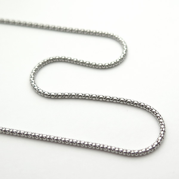 ホワイトゴールドカットポンパ50cm1.7mmアップ