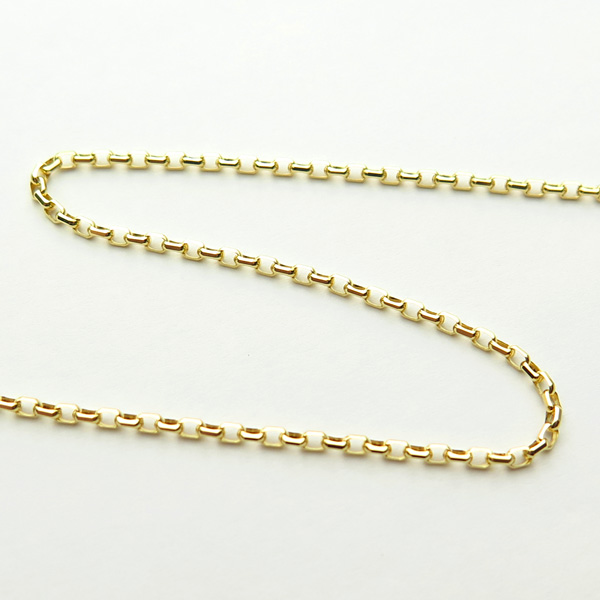 イエローゴールド小豆（アズキ）45cm1.5mmアップ