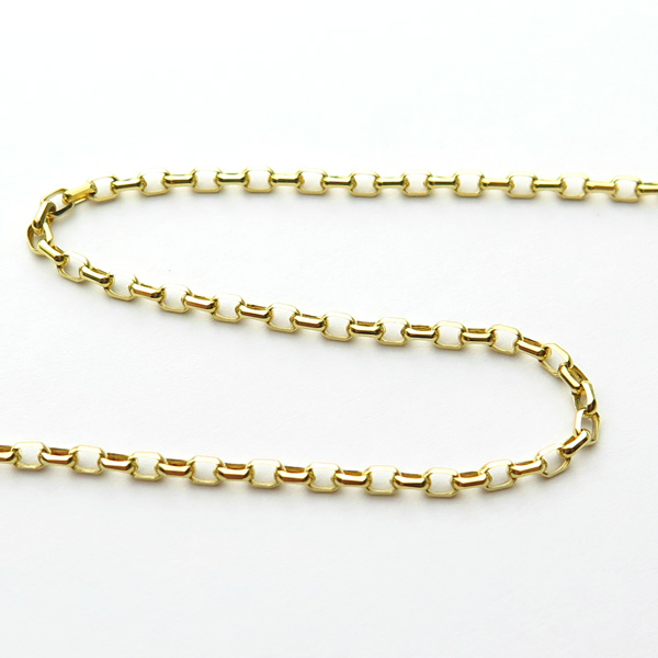 イエローゴールド小豆（アズキ）45cm1.8mmアップ