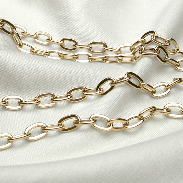 イエローゴールドケーブル120cm4.0mmアップ