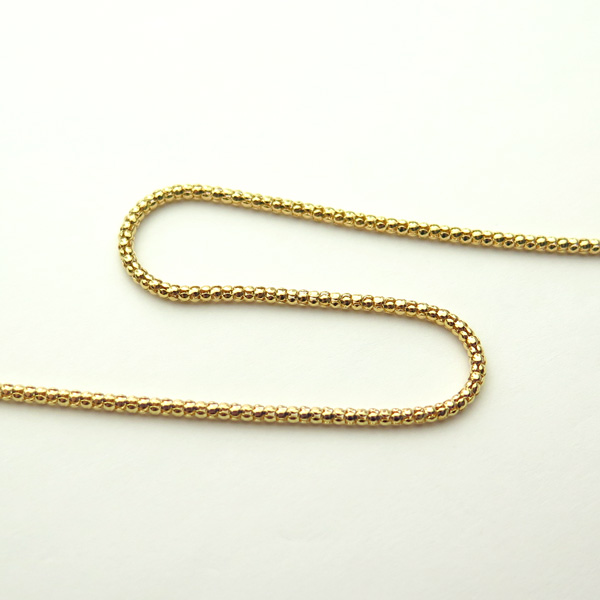 イエローゴールドカットポンパ45cm1.7mmアップ