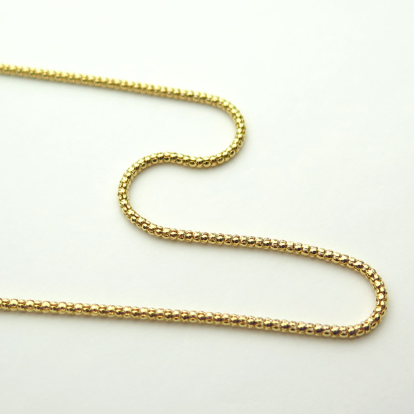 イエローゴールドカットポンパ50cm1.7mmアップ