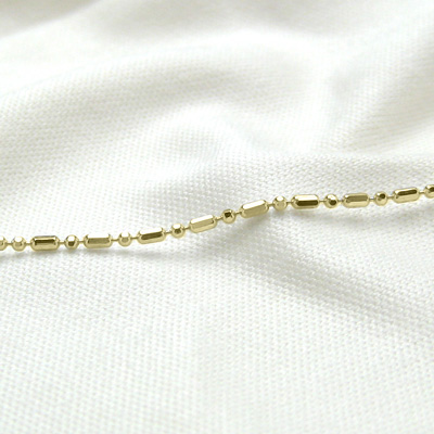 イエローゴールドショート＆ロング40cm1.0mmアップ