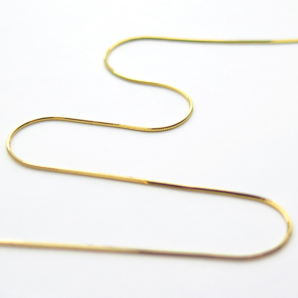 イエローゴールドティラ60cm0.6mmアップ