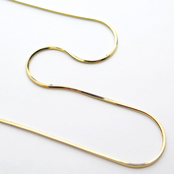 イエローゴールドティラ50cm0.8mmアップ
