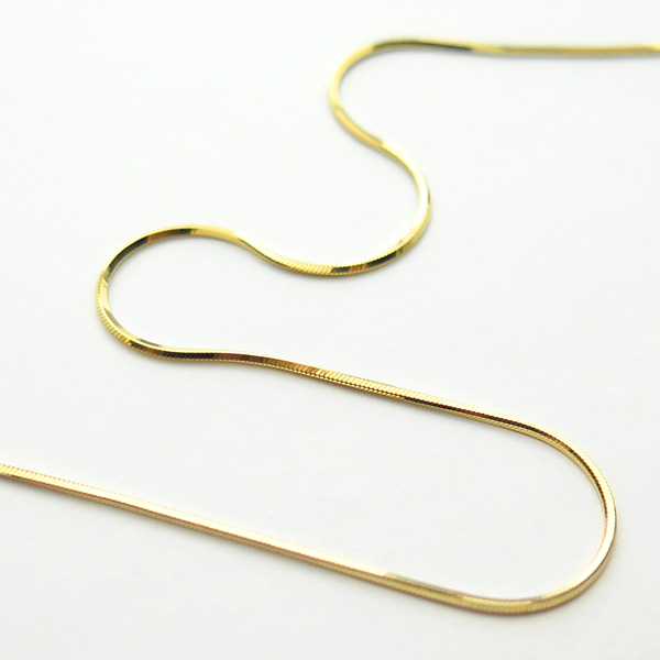 イエローゴールドティラ60cm0.8mmアップ