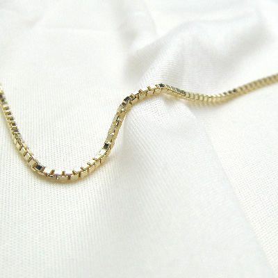 イエローゴールドベネチアン40cm1.2mmアップ