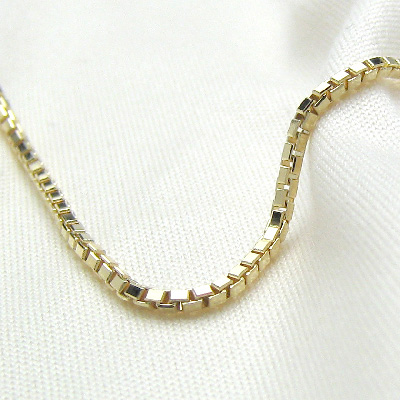 イエローゴールドベネチアン40cm1.4mmアップ