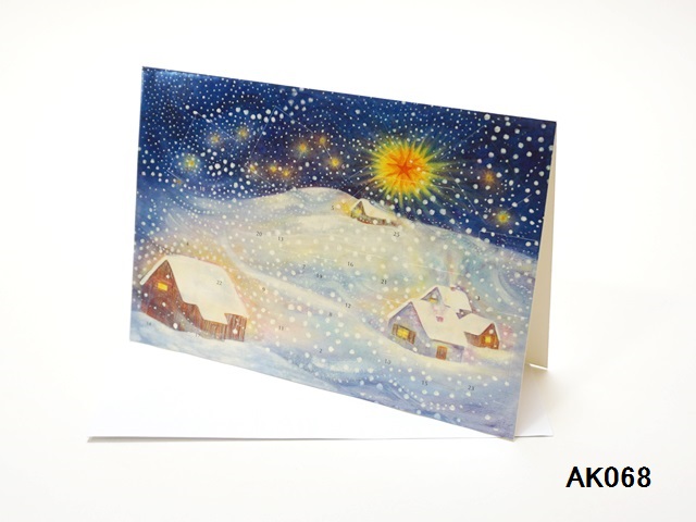 【1514】Rafferel-Verlag/AK068/A5封筒付/アドベントカレンダー/アドヴェントカレンダー