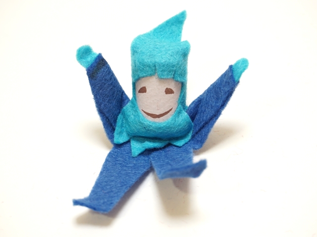 【217-Ｃ】WALTER KRAUL ワルタークラウル/コロコロ人形/帽子・ひげあり