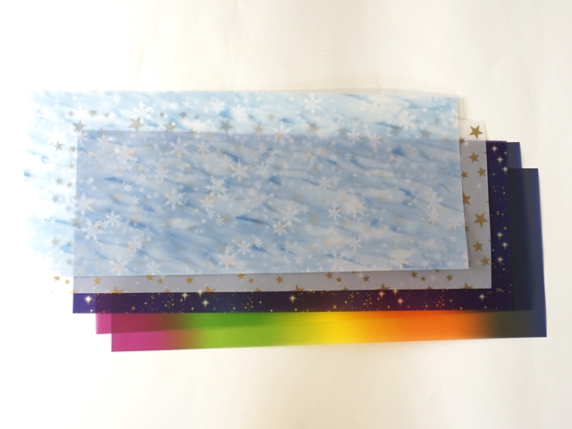 ランタン用トランスパレントペーパー５枚セット