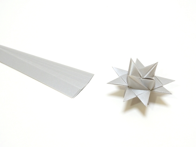 1191】フレーベルの星用ペーパー/1.5cm×44cm /20枚入/シルバー ペロル