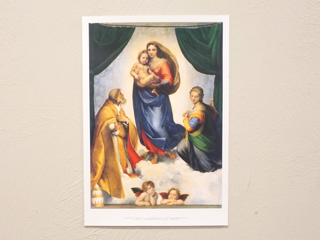 439】Rafferel-Verlag/システィーナのマドンナポスター ペロル