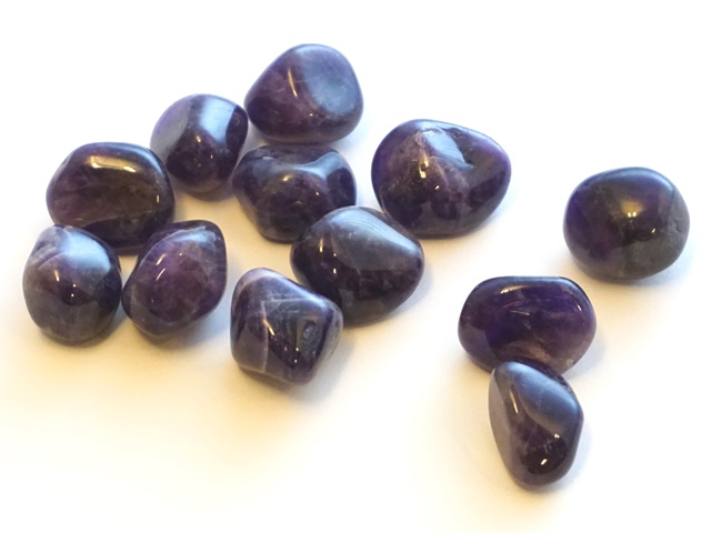 1690】アメジストの原石/タンブル状 ペロル