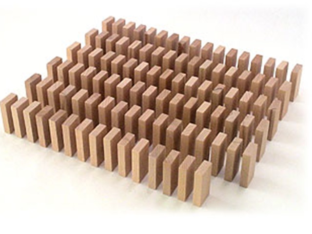 402】白木ドミノ板 ペロル