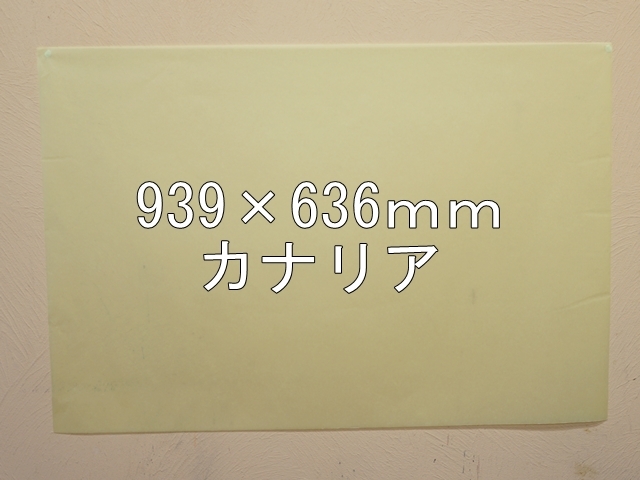 【1406-11】【特大Ａサイズ】ローズウィンドウペーパー/単色5枚入/939×636ｍｍ/カナリア【メール便不可】【新梱包タイプ】