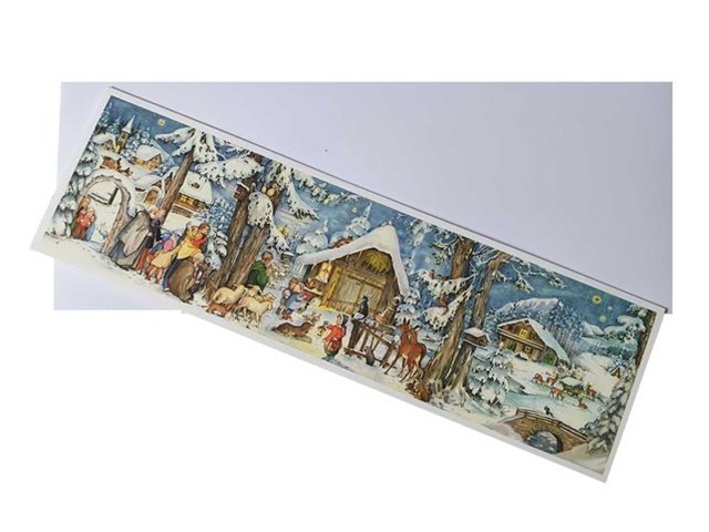 1524】アドヴェントカレンダー/No4205/封筒入り横長/リヒャルト