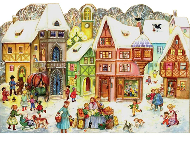  クリスマスアドベントカレンダー 1809】アドヴェントカレンダー/No734/変形サイズ/リヒャルトセルマー