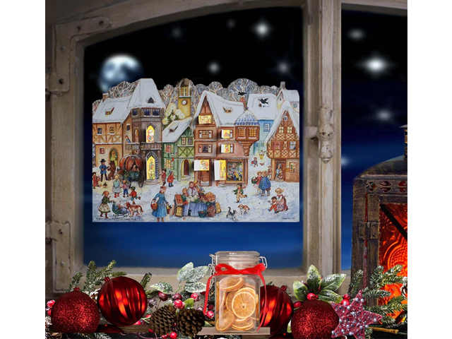 1809】アドヴェントカレンダー/No734/変形サイズ/リヒャルトセルマー