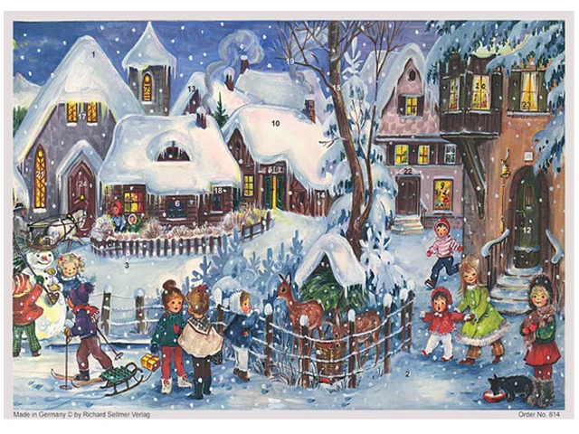 1799】アドヴェントカレンダー/No814/A4サイズ/リヒャルトセルマー