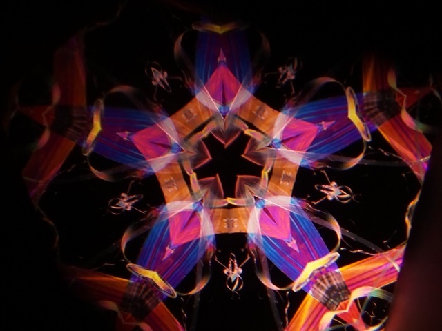 万華鏡　細野朝士　2ミラー オイル型　No230 1782-8】細野朝士/オイル＆ドライ万華鏡/2ミラー7ポイントA