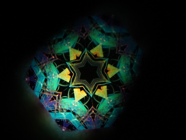 万華鏡　細野朝士　2ミラー オイル型　No230 1782-8】細野朝士/オイル＆ドライ万華鏡/2ミラー7ポイントA