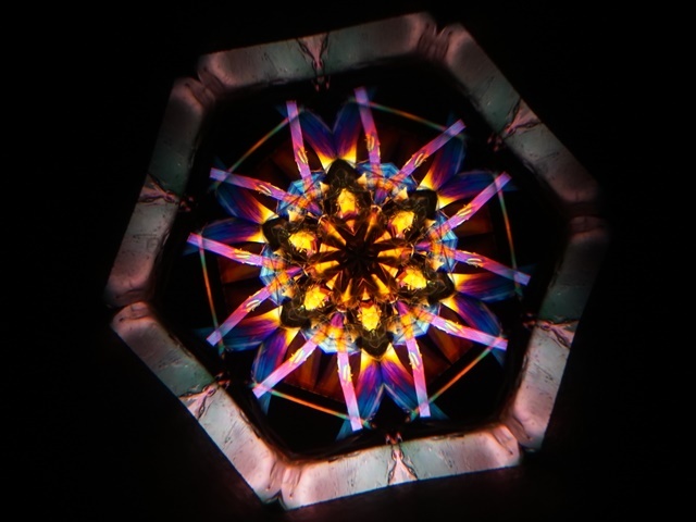 万華鏡　細野朝士 1782-4】細野朝士/オイル＆ドライ万華鏡/2ミラー6ポイントAタイプ ペロル