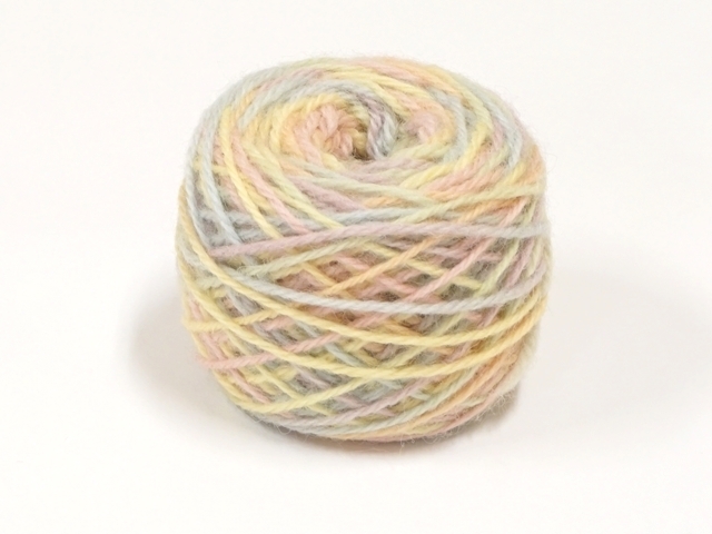 にじ染め毛糸パステル