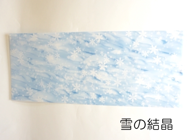 ランタン用トランスパレントペーパー・雪の結晶・全体