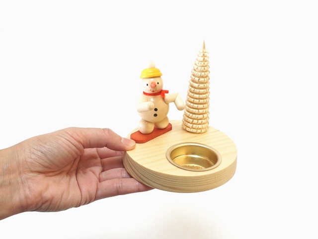 アルビンプライスラースノーマンロウソク立て