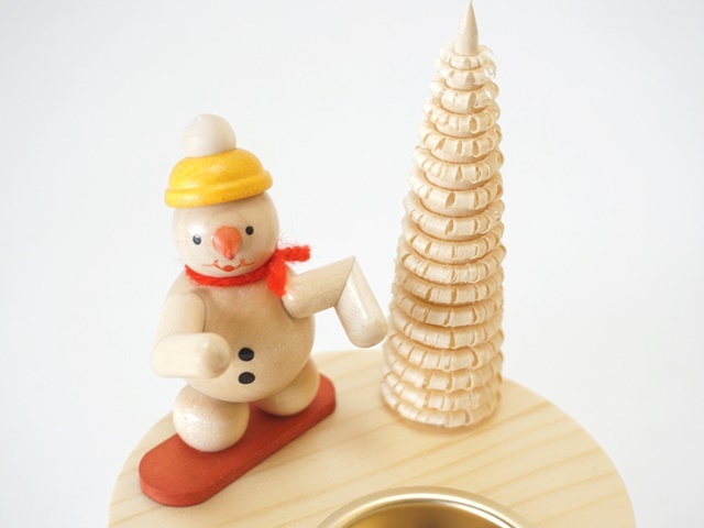 アルビンプライスラースノーマンロウソク立て