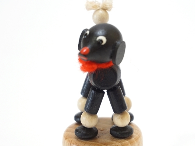 おじぎ人形いぬブラック4