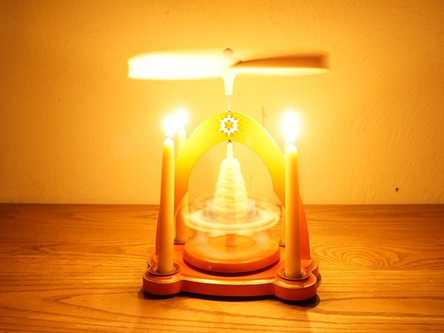 9 ｄ Albin Preisslerアルビンプライスラー クリスマスピラミッド 天使とモミの木