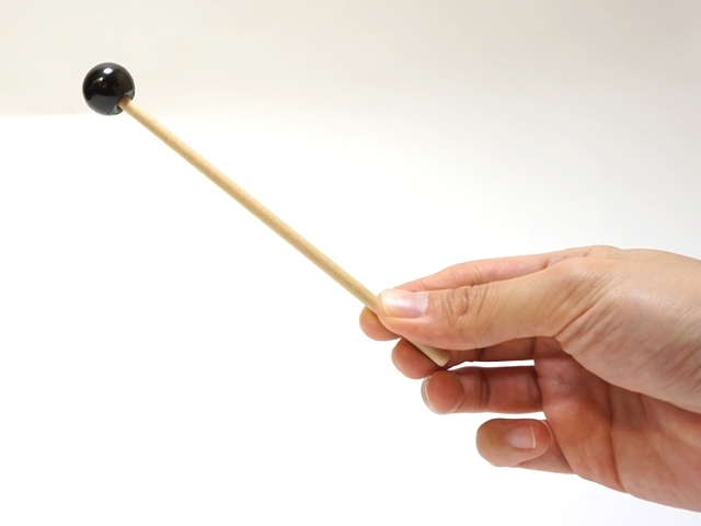 アウリスグロッケン追加打棒黒球 サイズ感