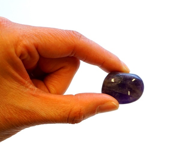 1690】アメジストの原石/タンブル状 ペロル