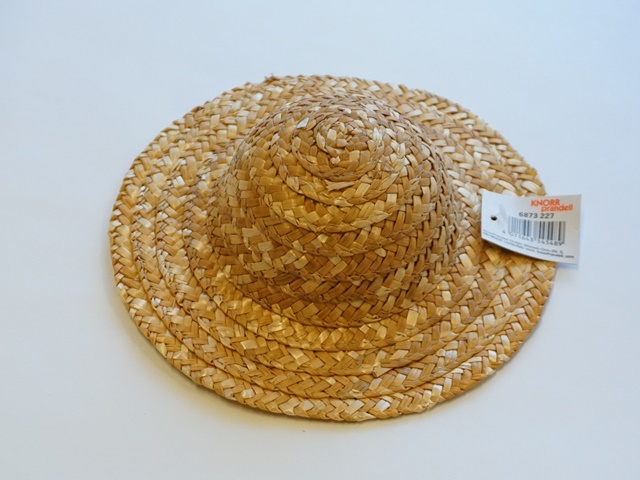 189】KNORR PRANDELL/人形用麦わら帽子/在庫限り ペロル