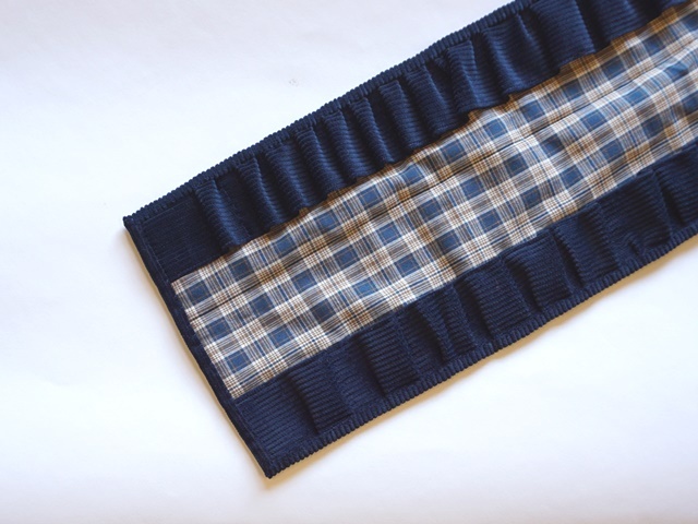 クレヨンケース16色青