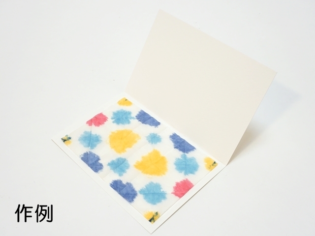 和紙染めセット12作例