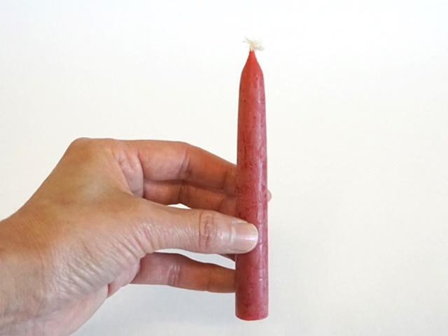 ツリー用ロウソク赤