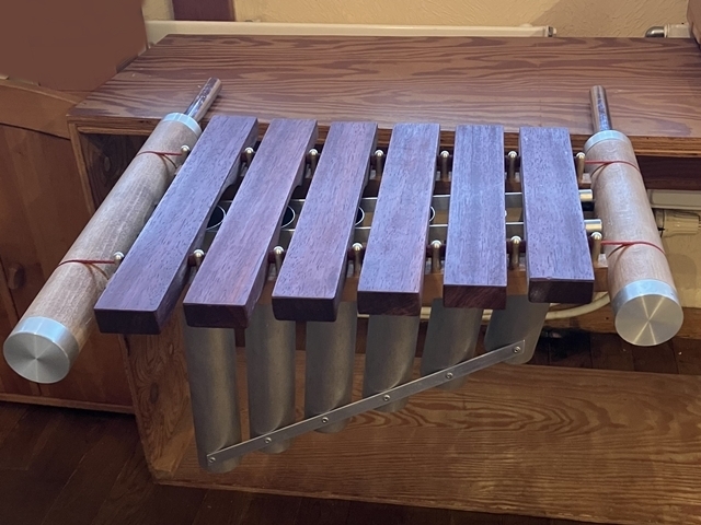 テーブル固定式シロホン