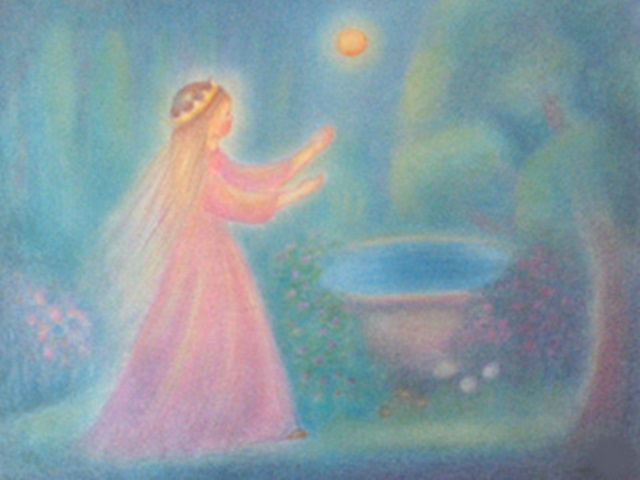 【581-Ａ】エルゼッサー/ポスター＜泉のほとりの王女様＞