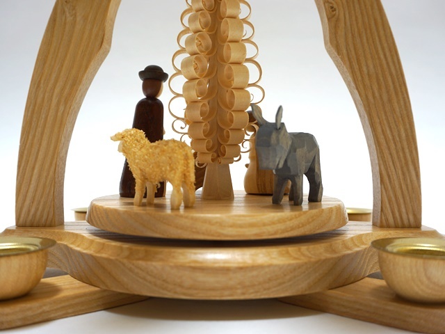 クリスマスピラミッド聖家族ナチュラル1422