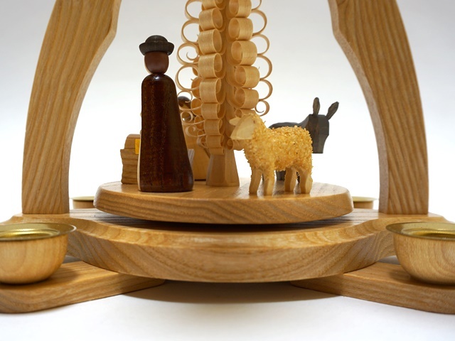 クリスマスピラミッド聖家族ナチュラル1422