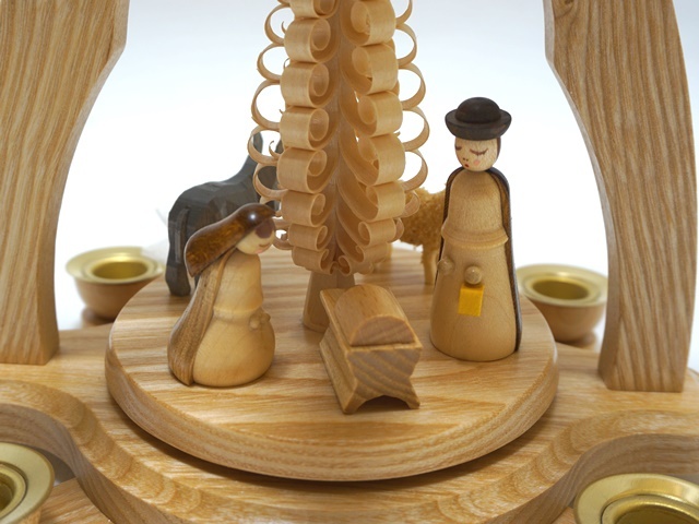 クリスマスピラミッド聖家族ナチュラル1422