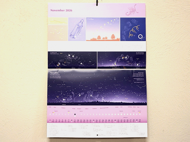 星座のカレンダー2006-11