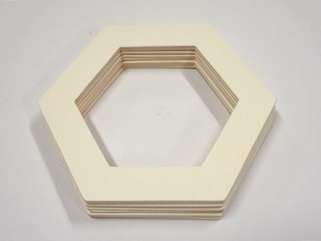 六角形枠