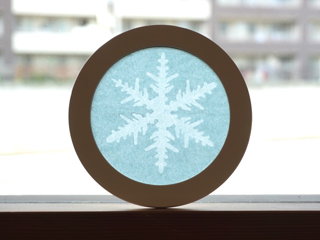 【616】ローズウィンドウ枠手づくりキット/雪の結晶